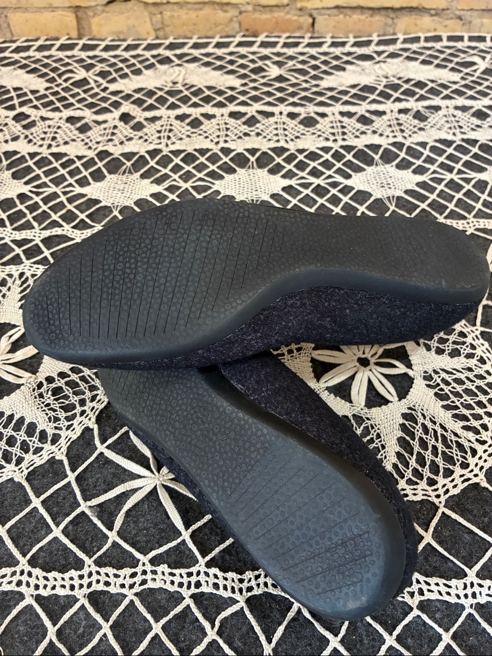 Allbirds Natural Black Tree Breezers Flats, 10 - Picture 4 of 6